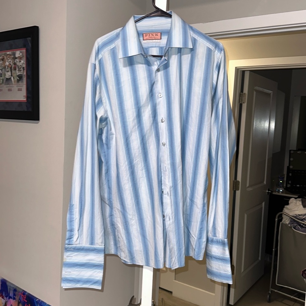 Thomas Pink 17/43 100% Cotton Button Down